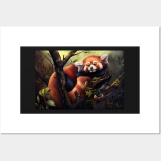 Red Panda Posters and Art